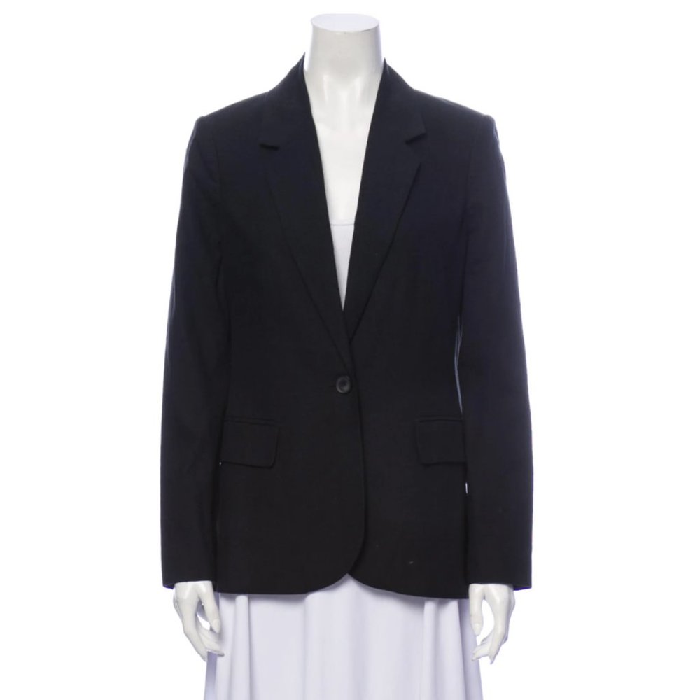 L'Agence Black Linen Blazer - With Tags